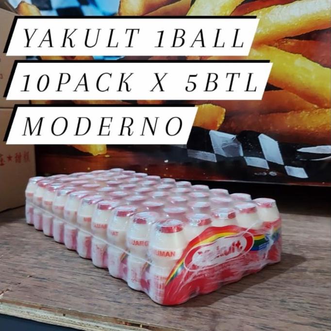

[COD] Yakult Minuman Susu Fermentasi Probiotik (1 bal=50 pcs) [COD]