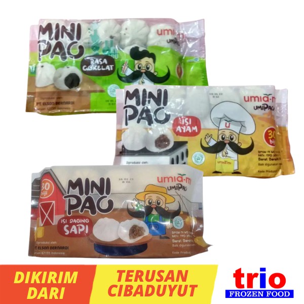 

Umiami Mini Pao Rasa Coklat Ayam Sapi isi 30 pcs / Bakpao Mini minipao umipao