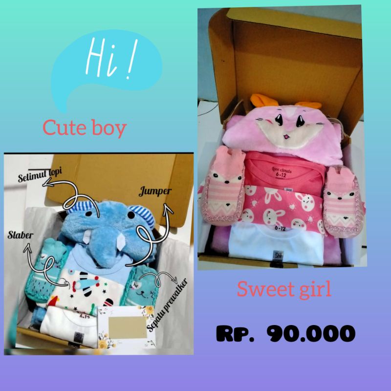 HAMPERS BABY NEWBORN | KADO BAYI LAHIRAN | HADIAH KADO SELIMUT BAYI