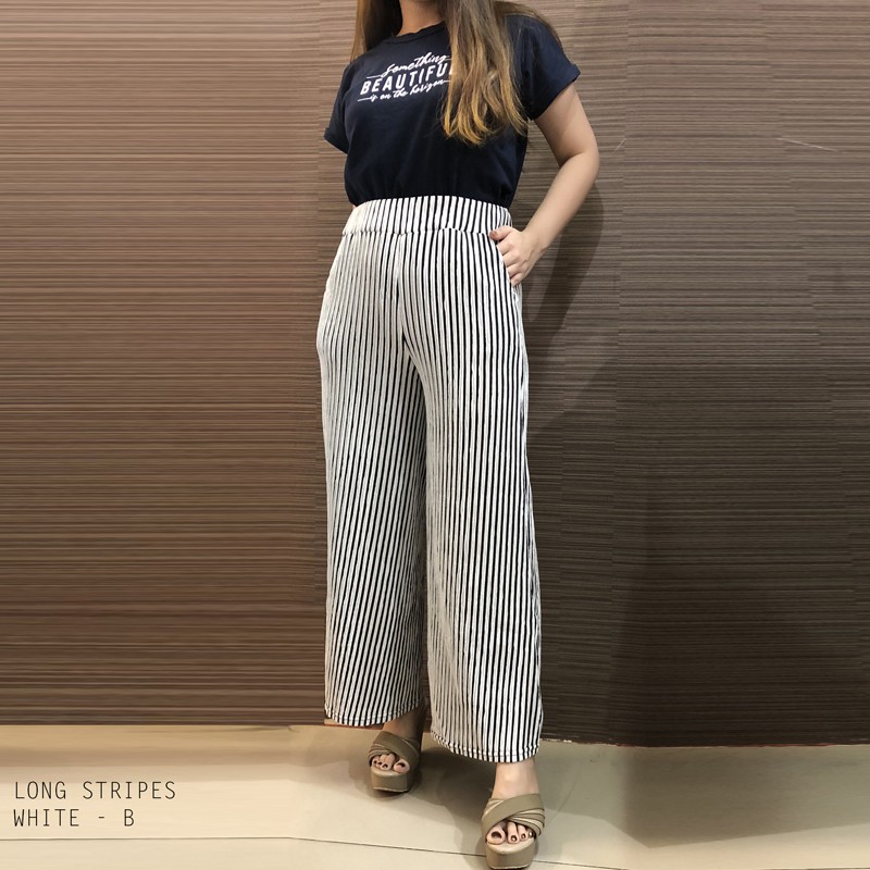 LONG STRIPES CULLOTE  - BAWAHAN KULOT MODERN CELANA