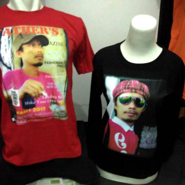 kaos foto sendiri