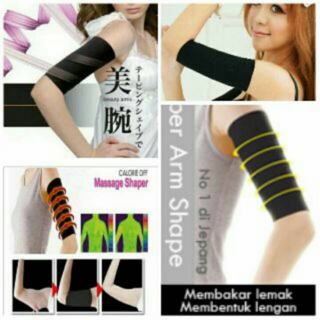 CALORIE OFF ARM SLIMMING FEELING TOUCH UPPER ARM SHAPER ( PENGECIL LENGAN )