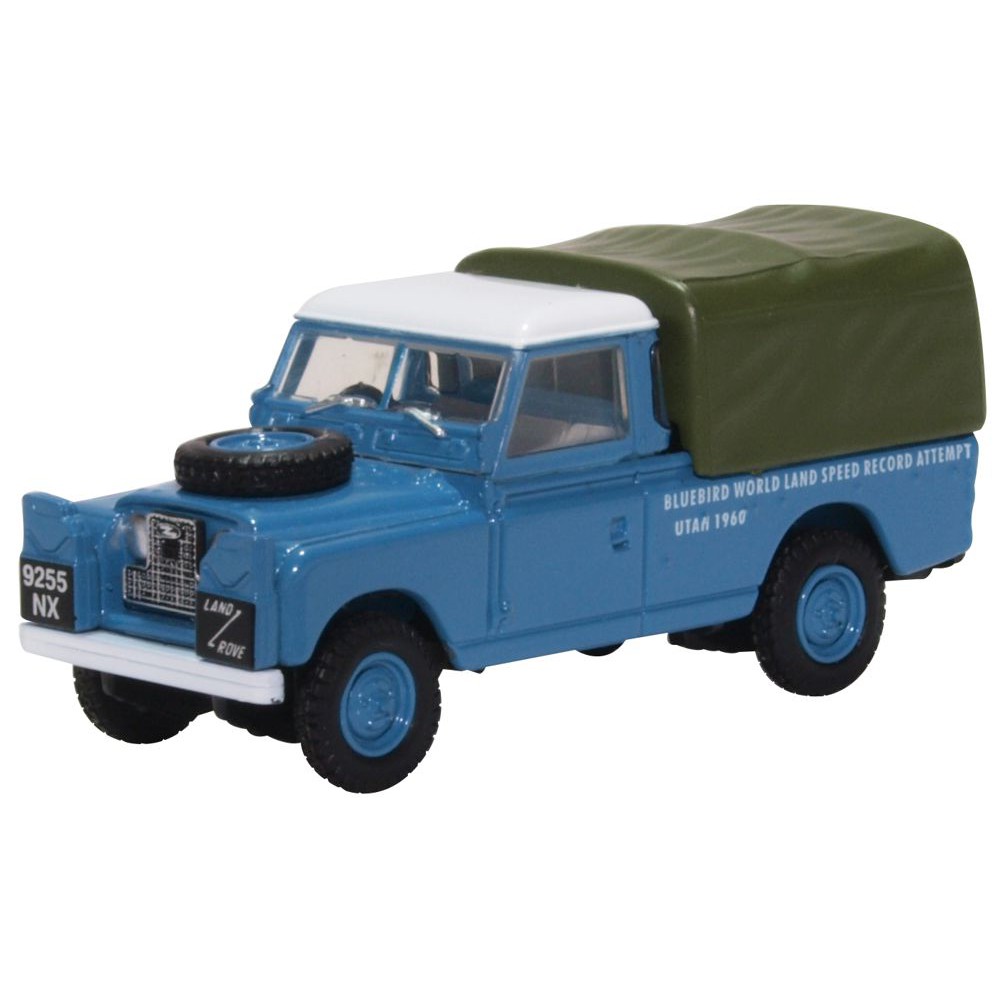Oxford 1/76 Land Rover Series 2 LWB Canvas Bluebird