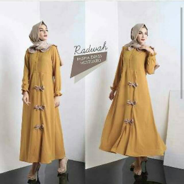 Dress Muslimah Faisha Dress murah