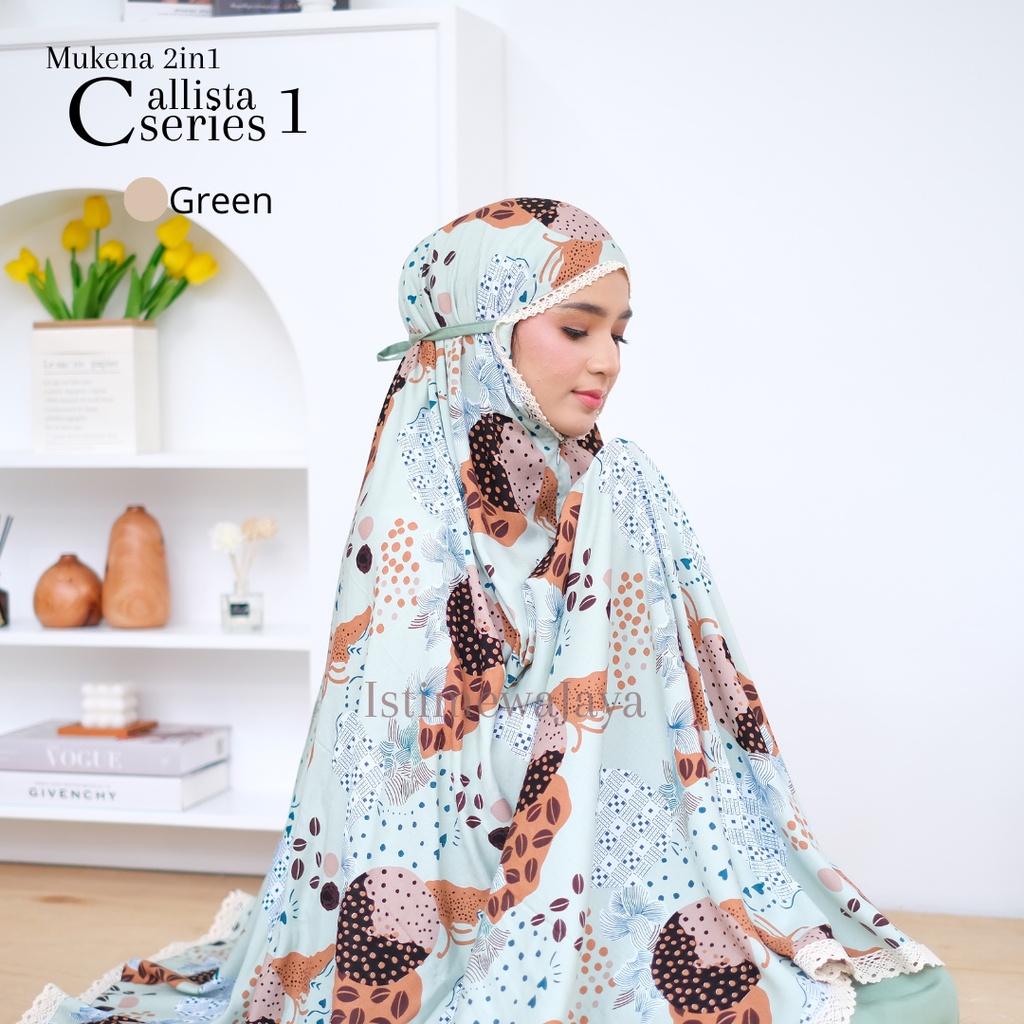 Mukena Bali Renda 2in1 Motif CALLISTA