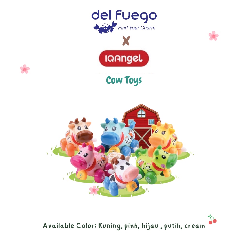 [DF] IQ Angel Mainan Bayi Cow Toys IQ 635 / Mainan Edukatif Anak