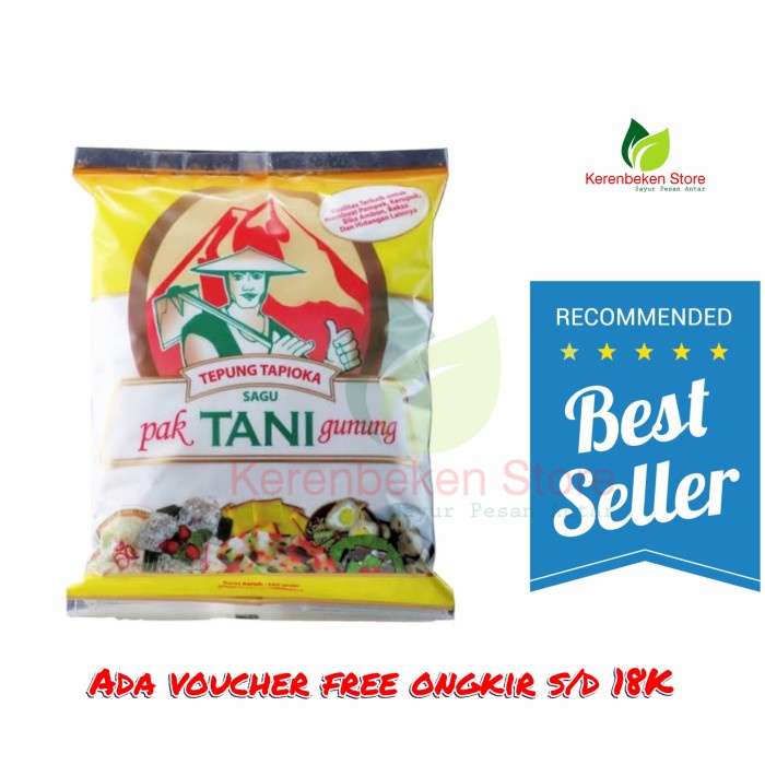 

tepung tapioka / tepung sagu pak tani per 500gr