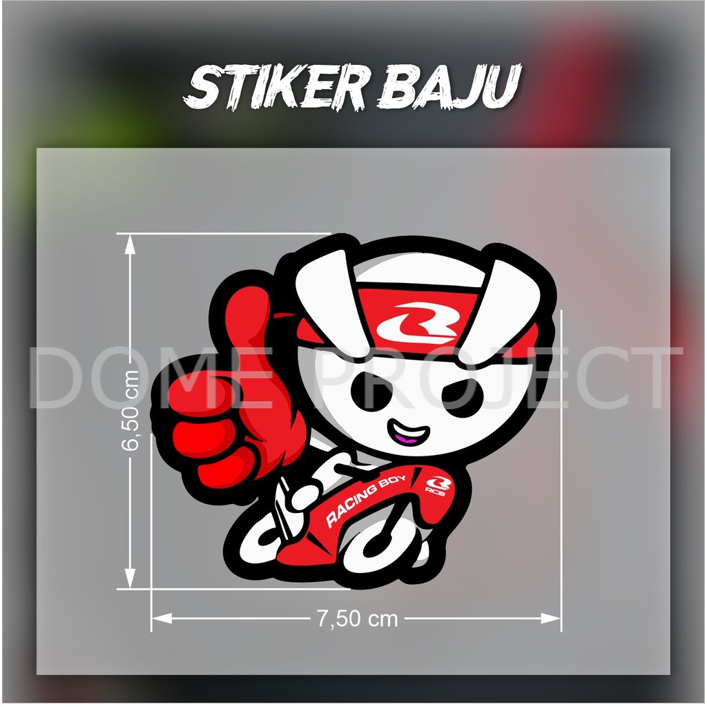 STIKER BAJU DTF IRON PATCH ICON RCB KARTUN SABLON SATUAN STICKER DIY AKSESORIS FASHION KAOS PRIA