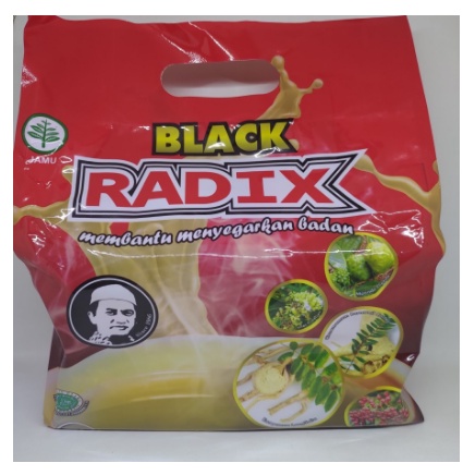 

Kopi Radix Black Isi 20 Sachet Pak Haji Original