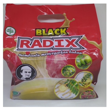 Kopi Radix Black Isi 20 Sachet Pak Haji Original