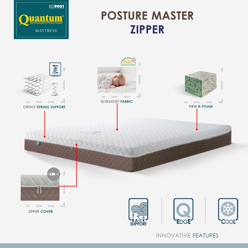 Quantum Kasur Orthopedic Posture Master Zipper 180x200 - Hanya Kasur