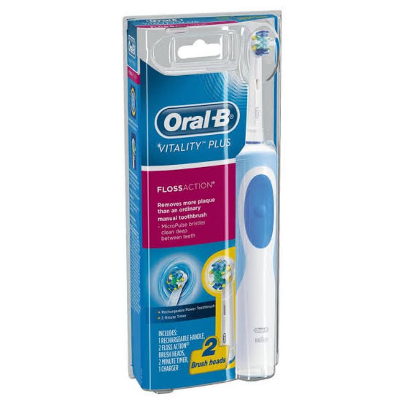 Oral B Vitality Plus Floss Action sikat gigi elektrik, electric brush vitality floss action