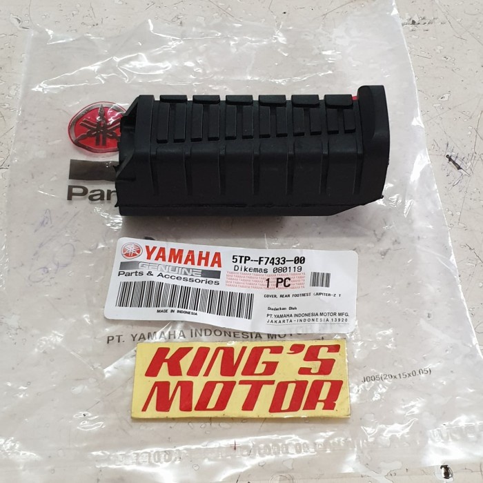 KARET STEP BELAKANG JUPITER Z, VEGA SEPASANG ASLI YAMAHA ORIGINAL Original