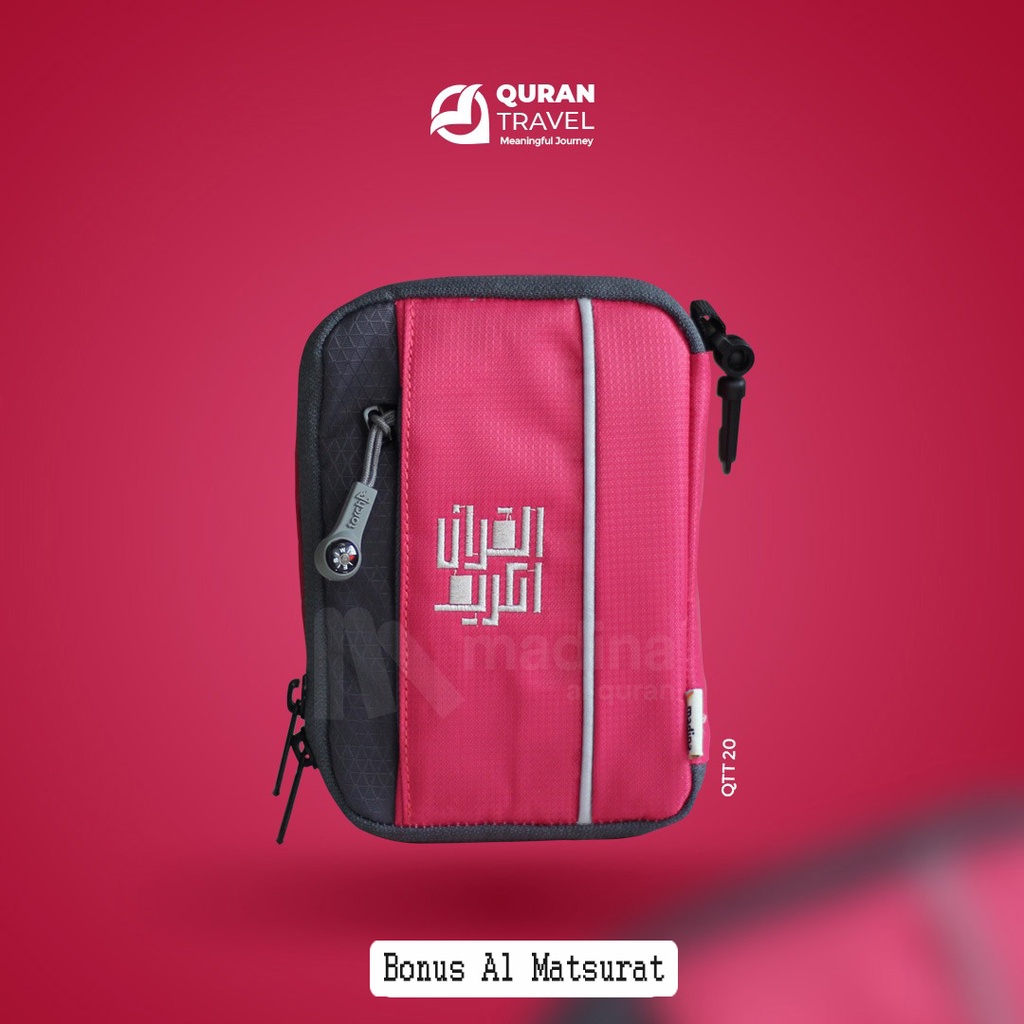 Al Quran Terjemahan Madina Travel Black Pink A6 Sampul Cantik Dan Kekinian Terbaru