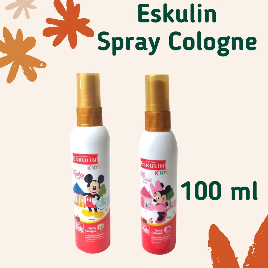 Parfum Anak Mickey Minnie ESKULIN KIDS Spray Cologne 100 ML Kartun 100ml Minyak Wangi