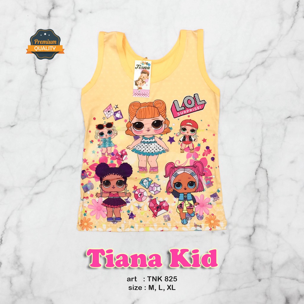 TIANA KIDS | Tanktop Anak  / Atasan Anak  / Singlet Anak  / art TNK 825
