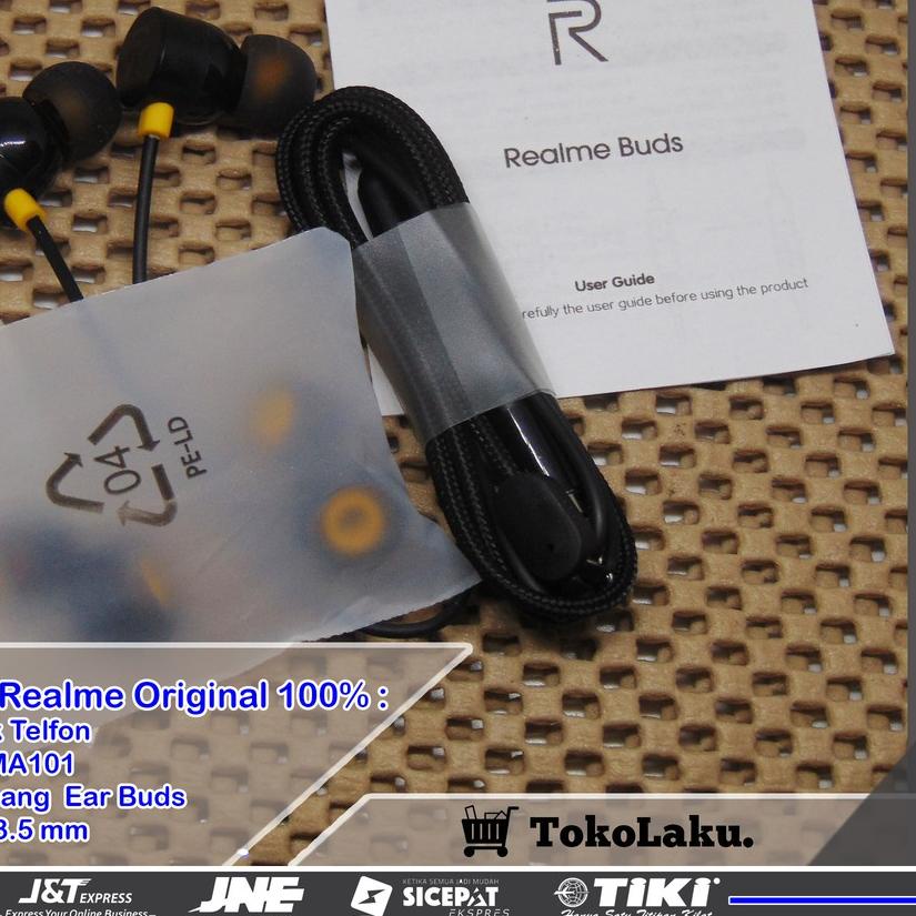 ♡ Headset Realme Original 100% RMA101 Earphone Realme Original Handset Realme Original Headset Origi