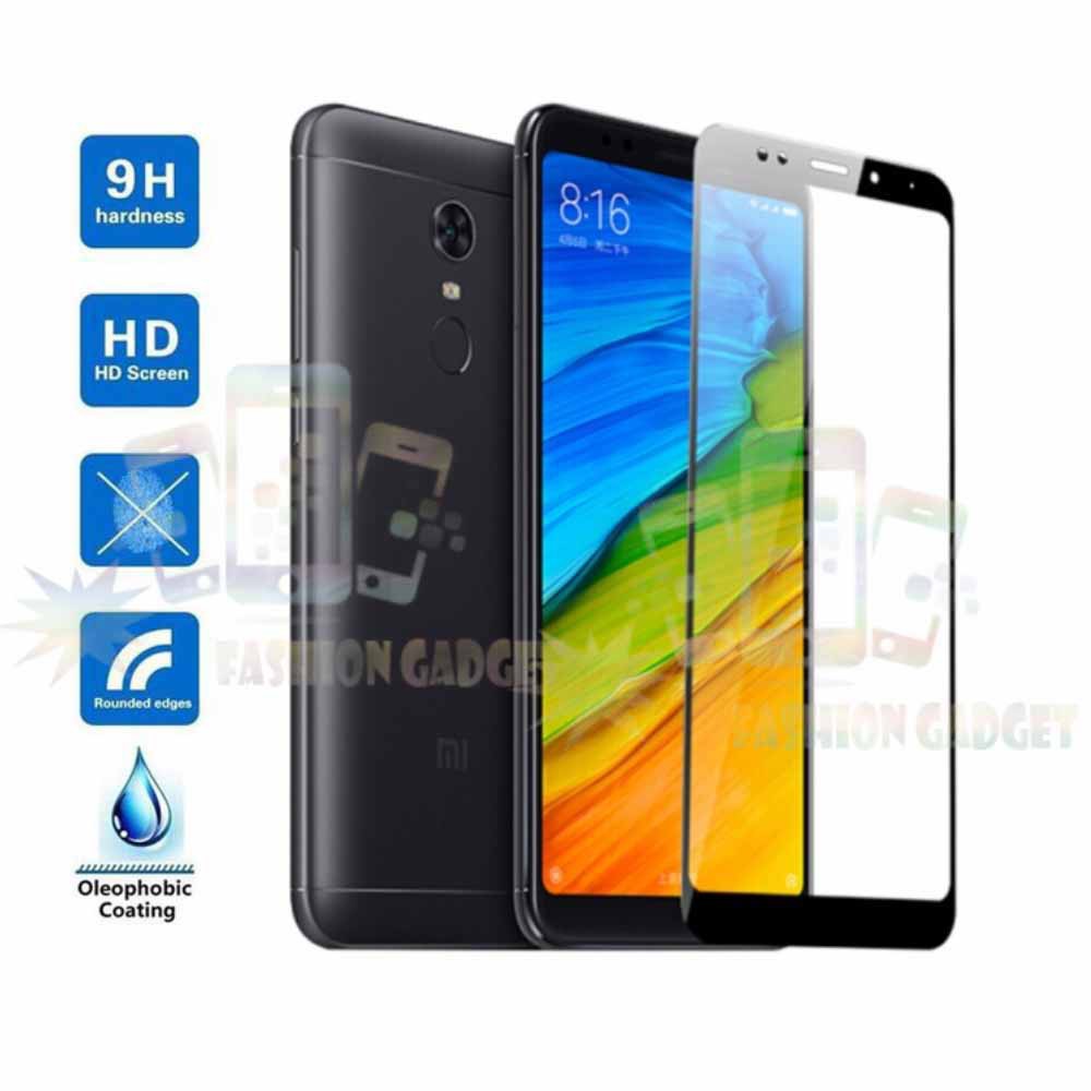 Tempered Glass Xiaomi Redmi 5A Full Colour Bagian Depan / Anti Gores Kaca Screen