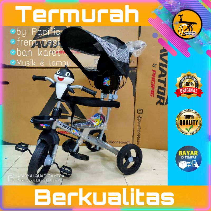 sepeda trycicle exotic ET 603-7-8 sepeda anak bayi dan balit