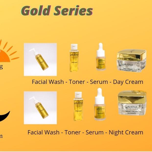 ♀ (OFFICIAL) DAVIENA SKINCARE GOLD | GOLD SERIES DAVIENA SKINCARE ☂