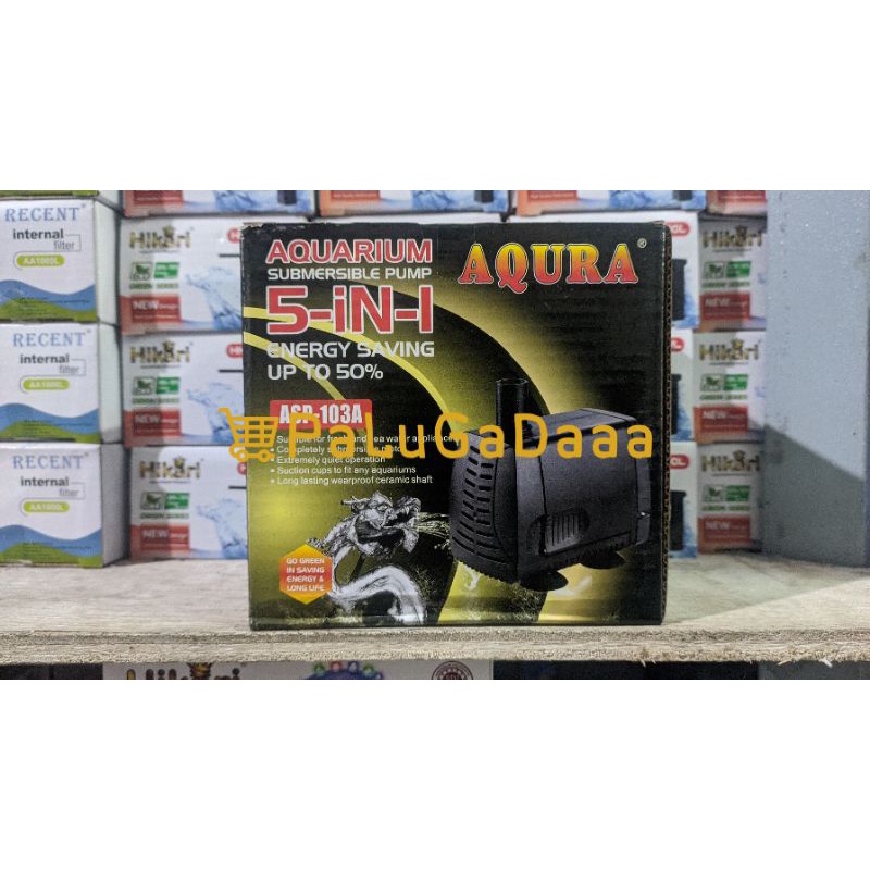 AQURA asp 103 a pompa kolam tinggi 1 1/2 meter grosir cod murah