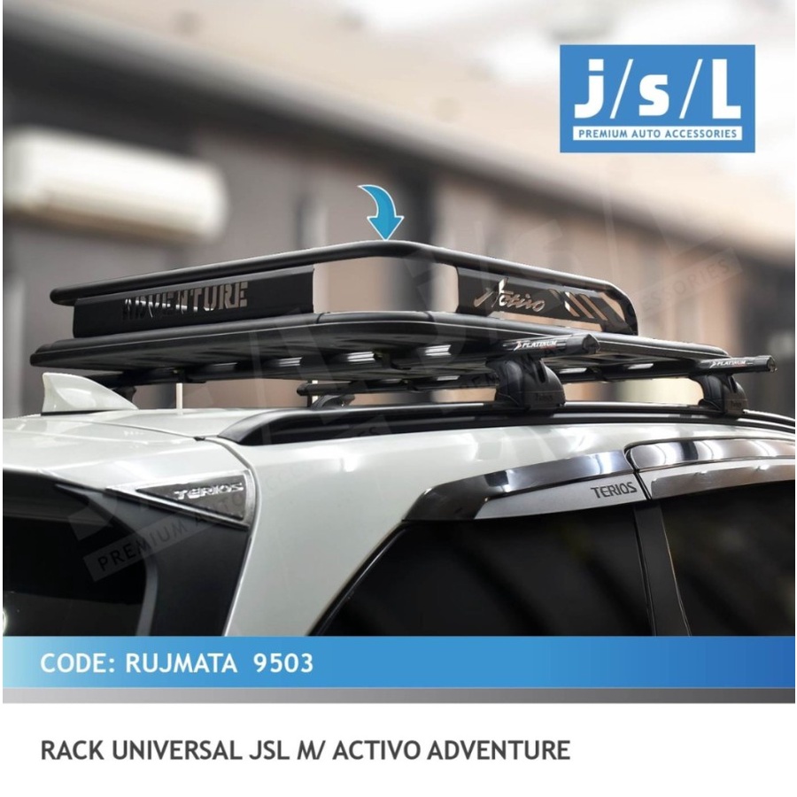 RAK ATAP MOBIL ADVENTURE ACTIVO JSL UNIVERSAL