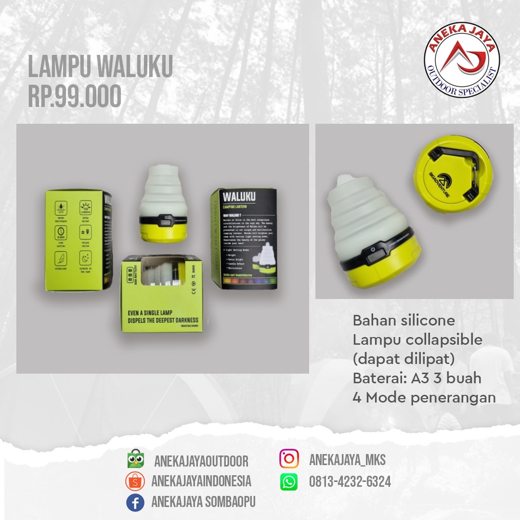 LAMPU TENDA BIG ADVENTURE WALUKU