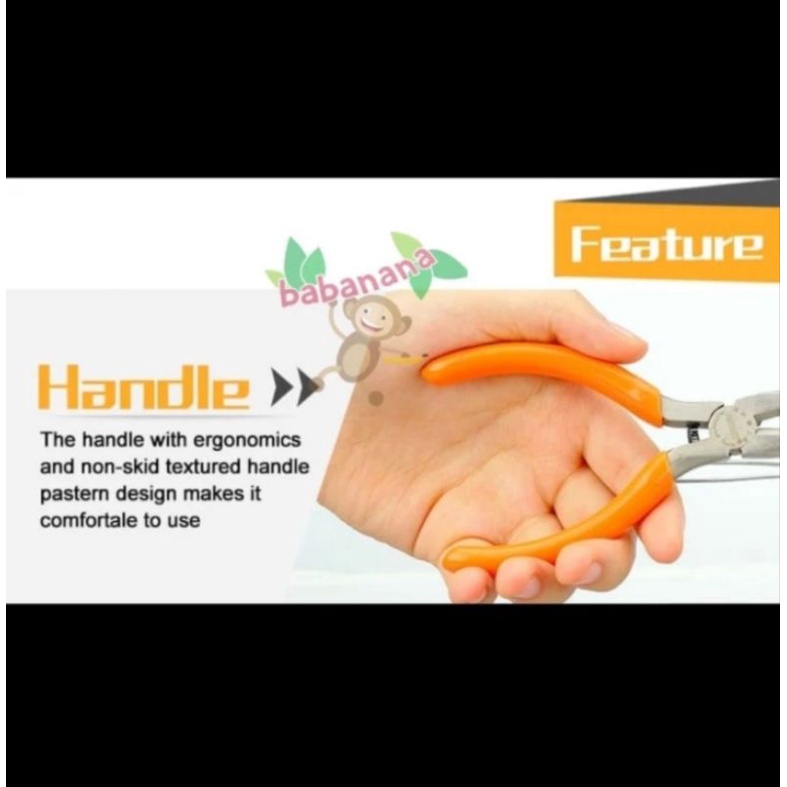 Jakemy JM-CT2-1 tang lancip 5inch cutting pliers potong mini