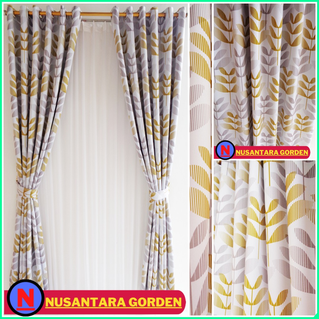 GORDEN BLACKOUT AMANDA HORDENG TERBARU BAHAN IMPORT MINIMALIS MEWAH JENDELA PINTU PENDEK DAN PANJANG