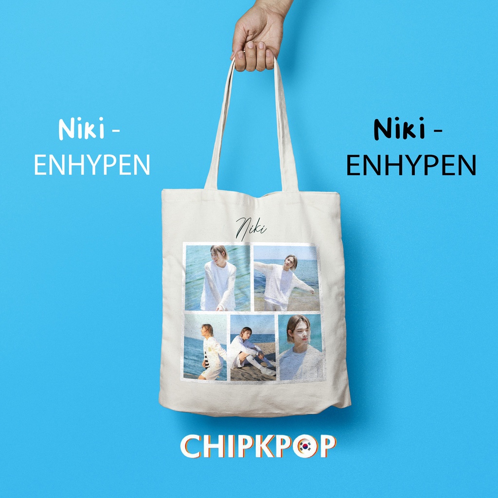 [NIKI PAKET SET] I TOTEBAG ENHYPEN MURAH I TAS KOREA STYLE I TAS ENHYPEN MURAH I TOTEBAG CUSTOM I AL