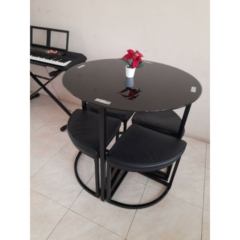 Meja makan informa set (1meja +4 bangku) #mejainforma #informa