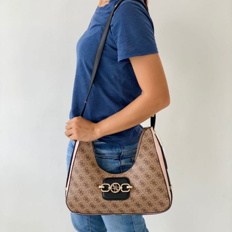 Guess Hensely Hobo Bag Original / Guess Bag Original / Tas Guess Original / Hobo Bag