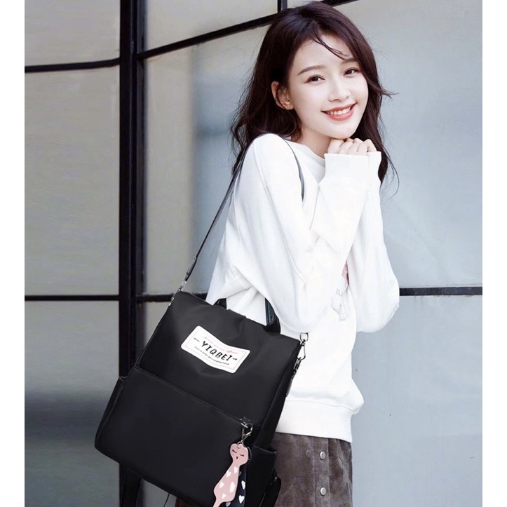 TI 3126 - TAS RANSEL WANITA IMPORT MURAH RANSEL FASHION KOREA - E