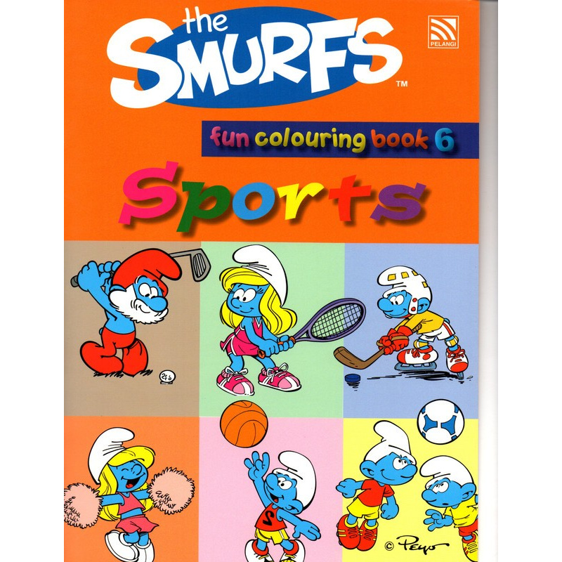 The Smurfs fun Colouring Book 6