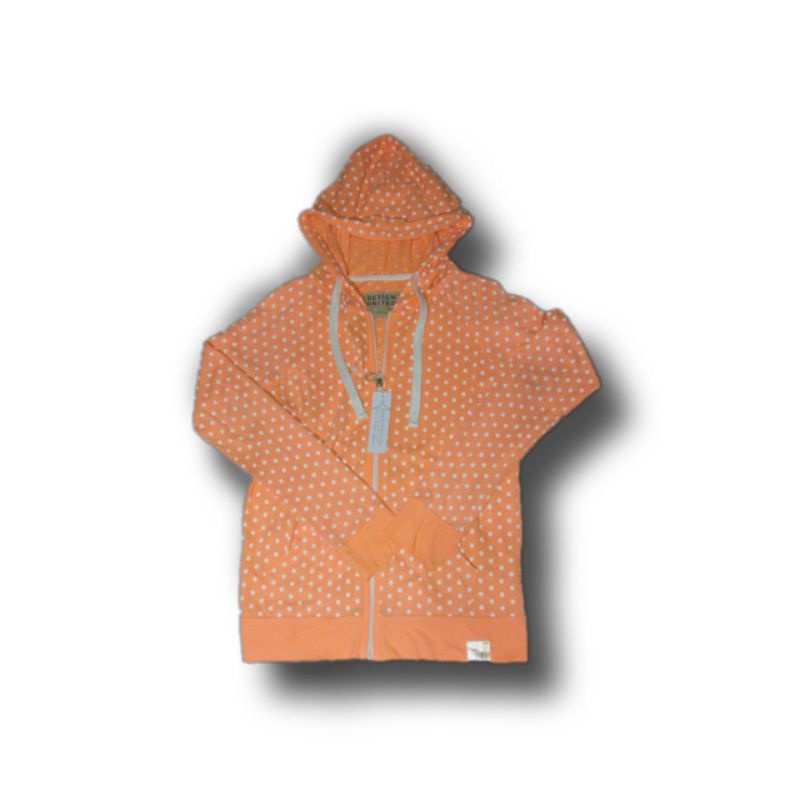 Hoodie Zipper Polkadot Design United