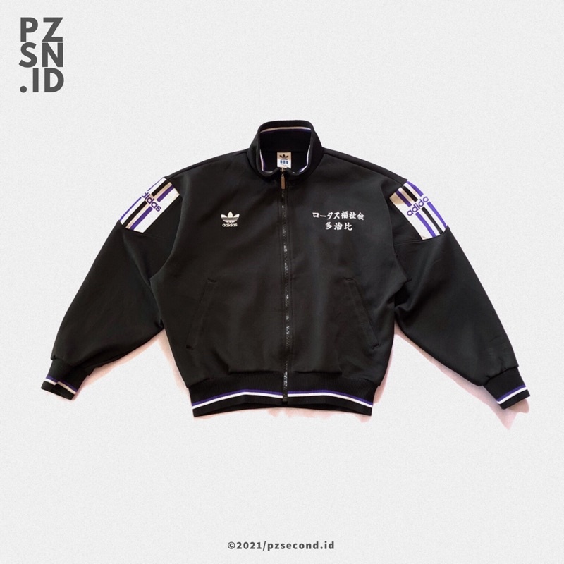 Jaket Training Adidas Trefoil Vintage / Tracktop Adidas Vintage Trefoil Second Original