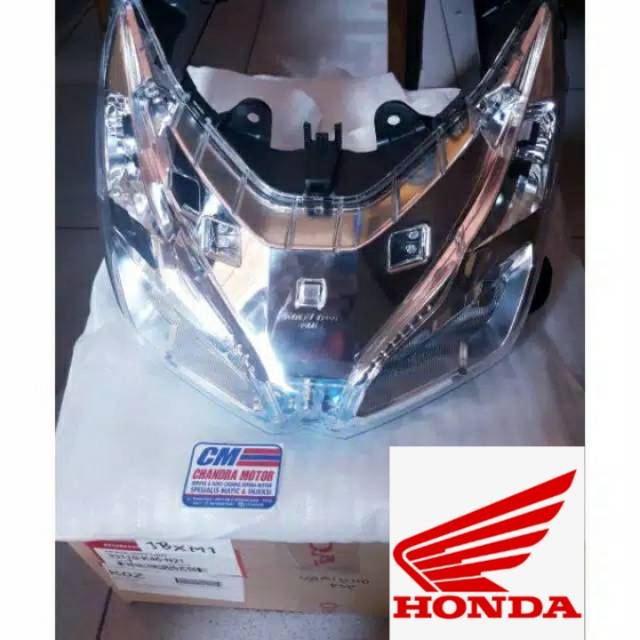 lampu depan - reflektor depan vario 110 esp soket kabel 3 pin 33110-K46-N21 asli HGP AHM