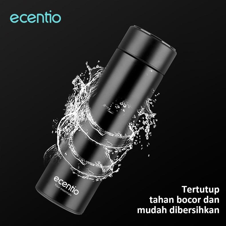 Ecentio Termos Air Panas 304 Stainless Vacuum Flask Botol 500Ml Led Display /Tumbler Cerdas Led Suhu
