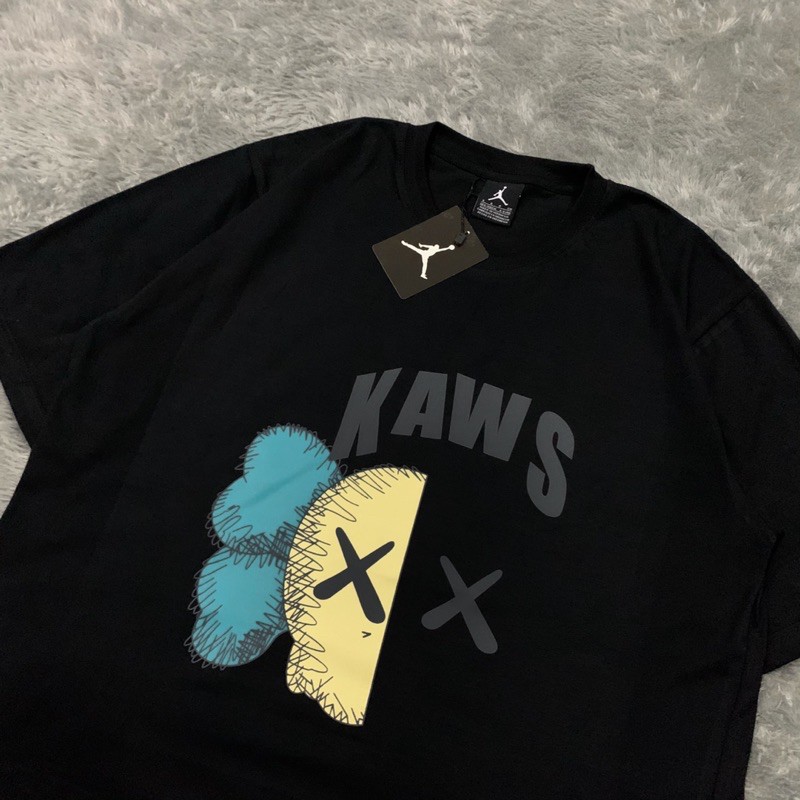 Kaos Tshirt Air Jordan X Kaws 23 Fulltag &amp; Lebel