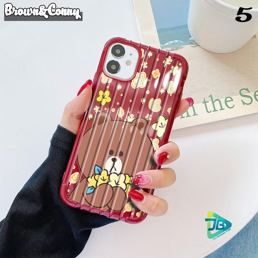 SOFTCASE BROWN&amp;CONNY REALME C1 C2 C3 U1 2 2 PRO 3 PRO 5 5I 5S 6 PRO X XT C11 C12 C15 NARZO JB2997