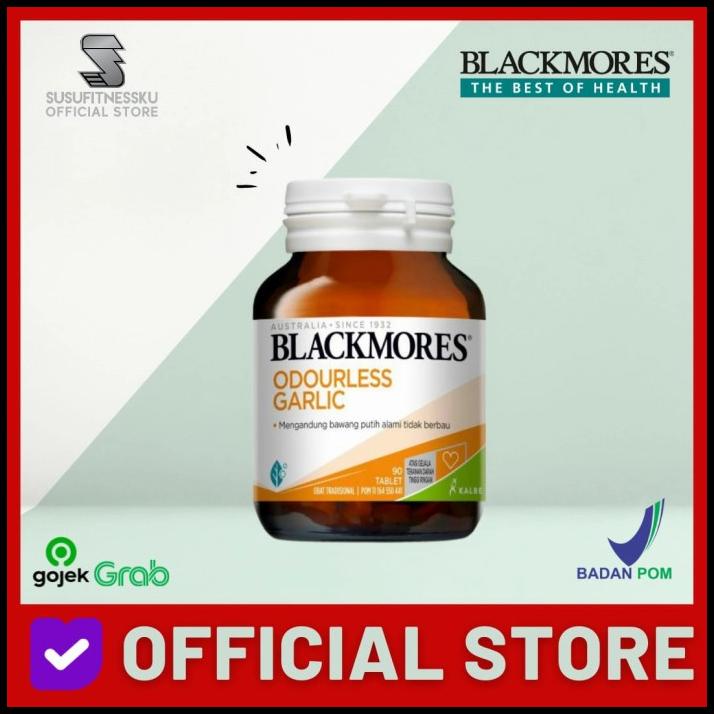 Blackmores Odourless Garlic 90 Tablet Bawang Putih Alami Darah Tinggi