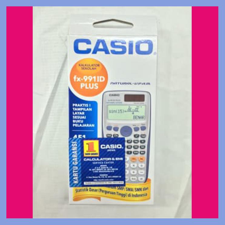 KALKULATOR CASIO SCIENTIFIC FX-991ID PLUS BARU FX-991 ID PLUS