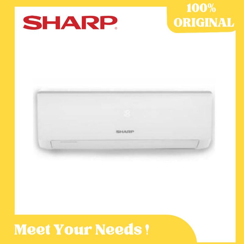 AC SHARP 1/2 PK 5UCY AC Split 1/2PK Standard R32 (0.5) PK 350 watt Garansi Resmi Lampung