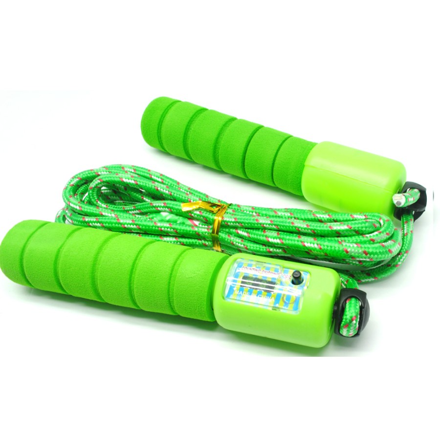 Jump Rope Skiping Soft Handle with Counter / Tali Lompat Skipping Dengan Penghitung Loncatan / Tali Skipping Lompat tali