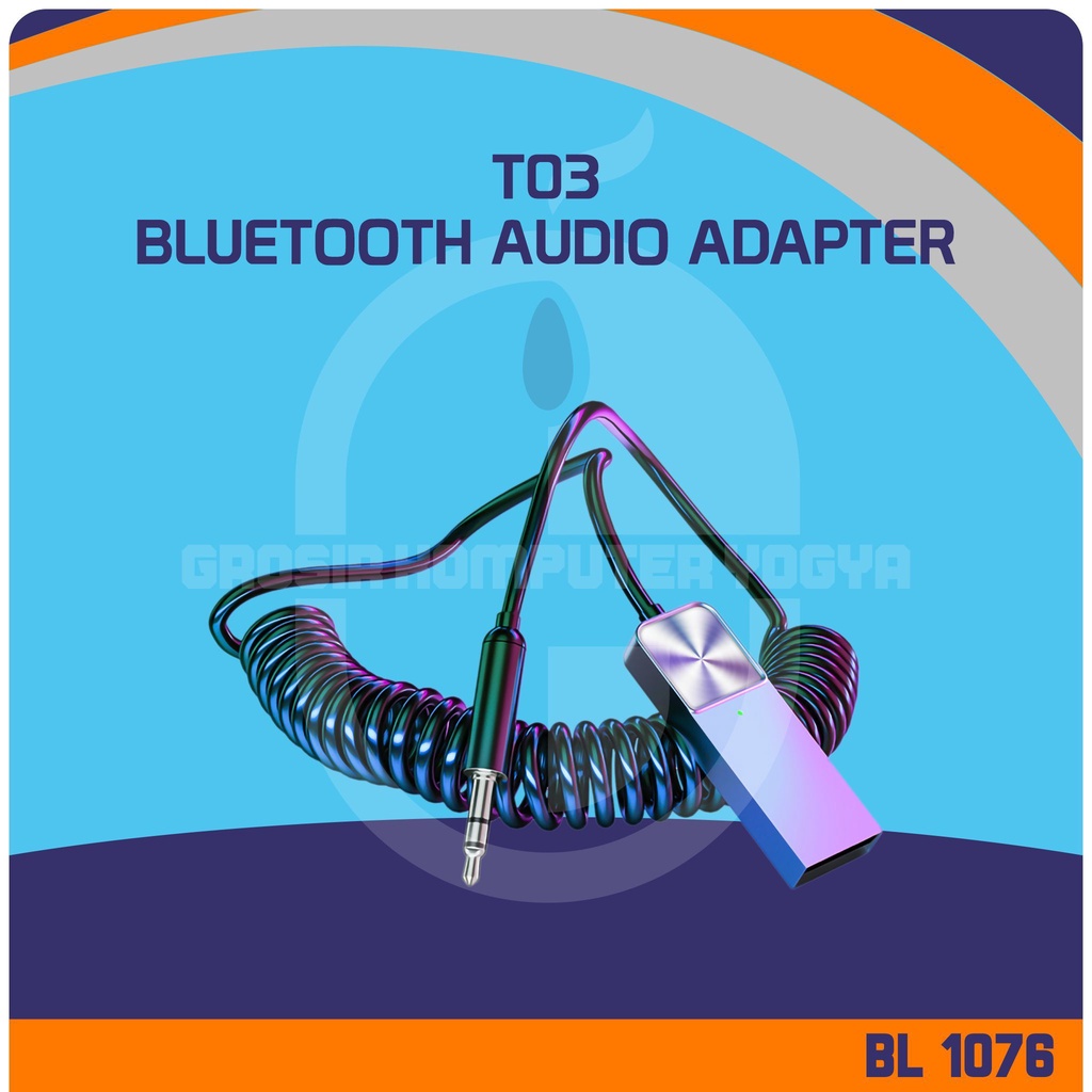 T03 Wireless Audio Adapter Bluetooth 5.0 HD Sound Audio Receiver