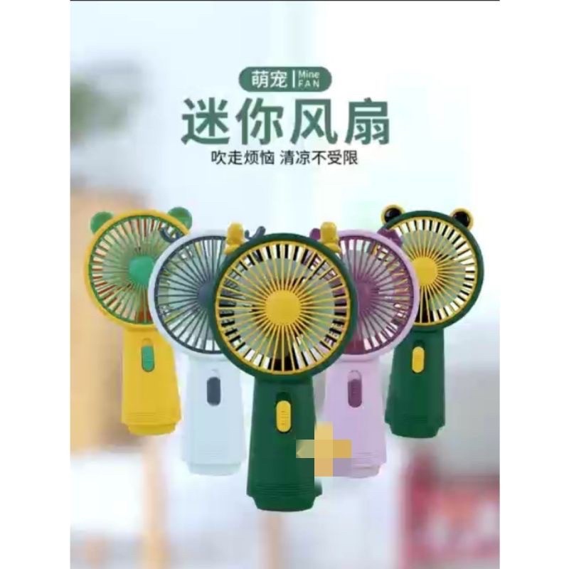 BISA COD KIPAS MINI TANGAN USB PORTABLE CHARGER SX115 SQ-328 / MINI HANDLE FAN HOLDER