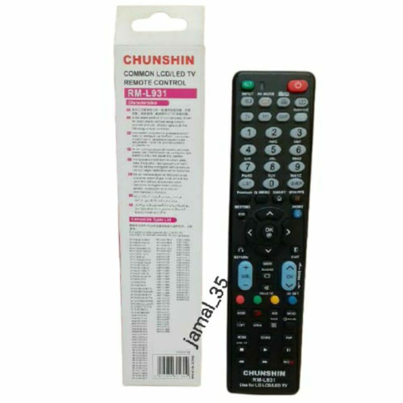 REMOTE REMOT TV LG LCD LED 3D RM-931MULTI CHUNGSHIN