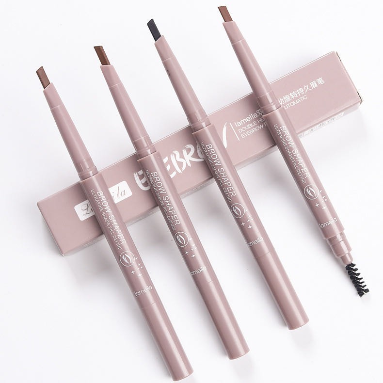 LAMEILA BROW SHAPER EYEBROW DOUBLE HEAD SPIN AUTOMTIC PENCIL