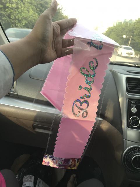 Selempang Bride To Be Sash Bridal Shower Sash Bride To Be Murah