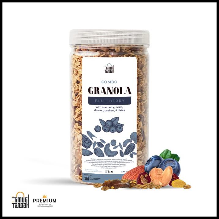 

Granola Blueberry 500Gr Timur Tengah Sereal Makanan Sehat High Quality